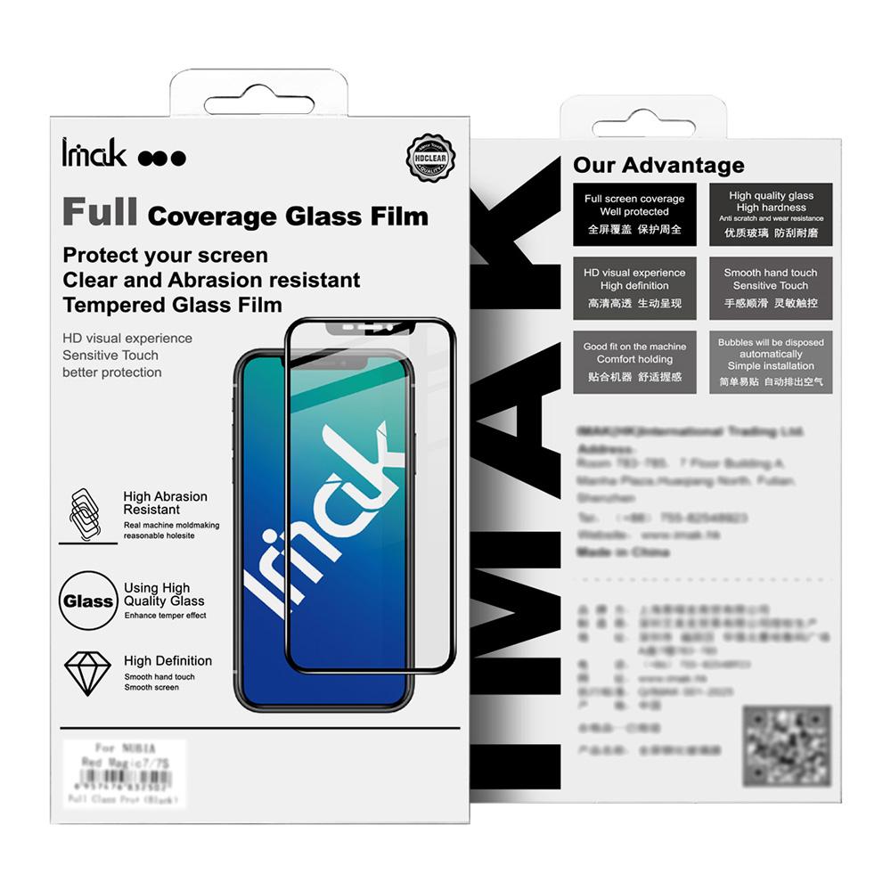IMAK Pro+ Series For Oppo Reno14 5G (Global) Screen Protector Full Coverage Tempered Glass Film (Fingerprint Unlock)