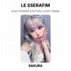 LE SSERAFIM EASY POWER STATION LOTTERI Officiellt Fotokort
