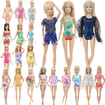 3x Doll Swimwear Swimsuits One-piece Bikini Beach Bathing Clothes Accessories for 30cm Doll Toy