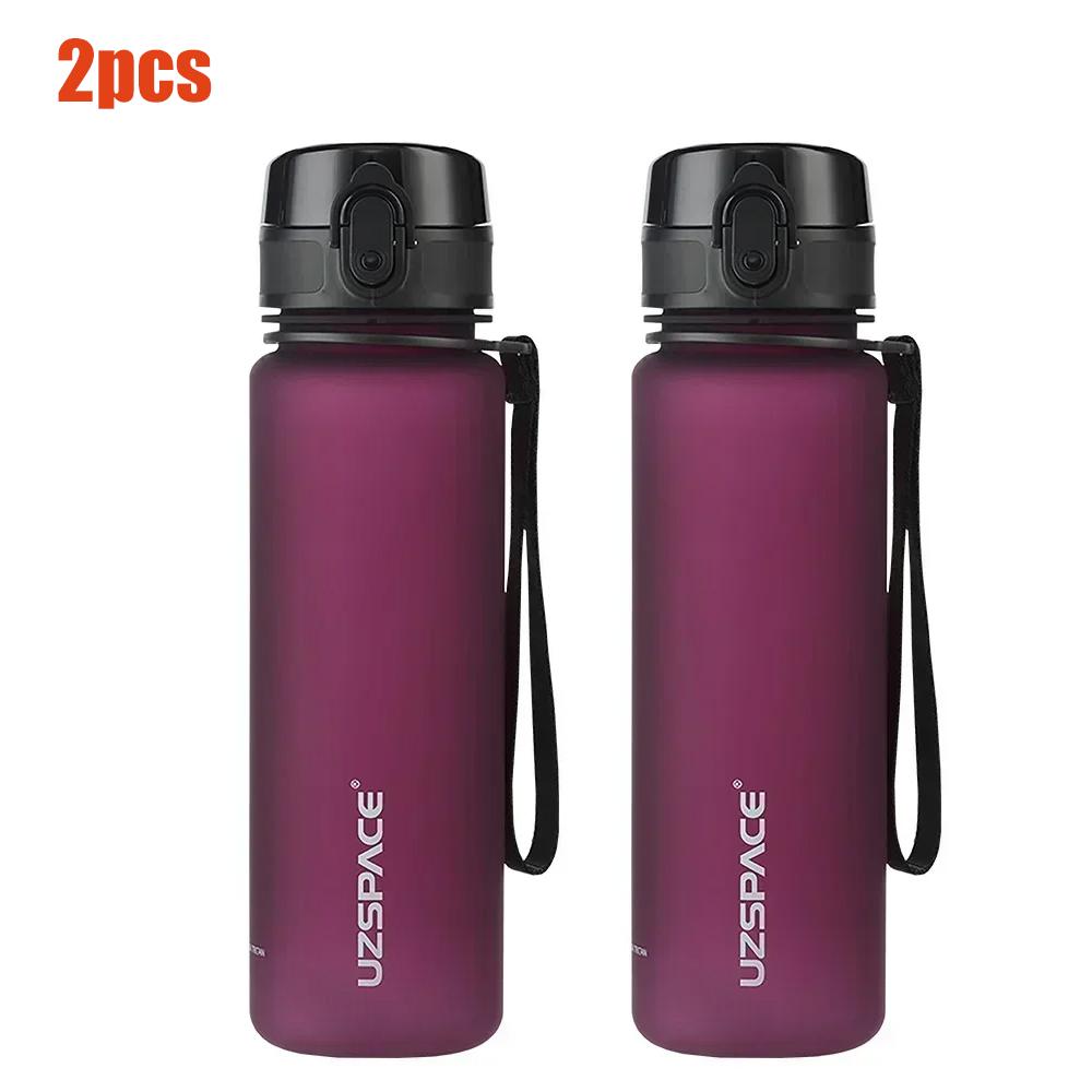 

Портативная, герметичная, без содержания бисфенола А, спортивная бутылка для воды, шейкер, пластиковая посуда для питья, для походов в спортзал, бесплатно 500 мл, 800 мл, 1000 мл, 2 шт. 350ML