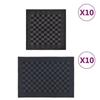 VidaXL Set of 20 Towels, Absorbent Drying Dishcloths, Cleaning Cloths, Kitchen Hand Towels Room 136286