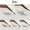5Pcs/Set Cool Shiny Hair Clips Heart Shape Hair Accessories Trendy Barrettes  Women Girls
