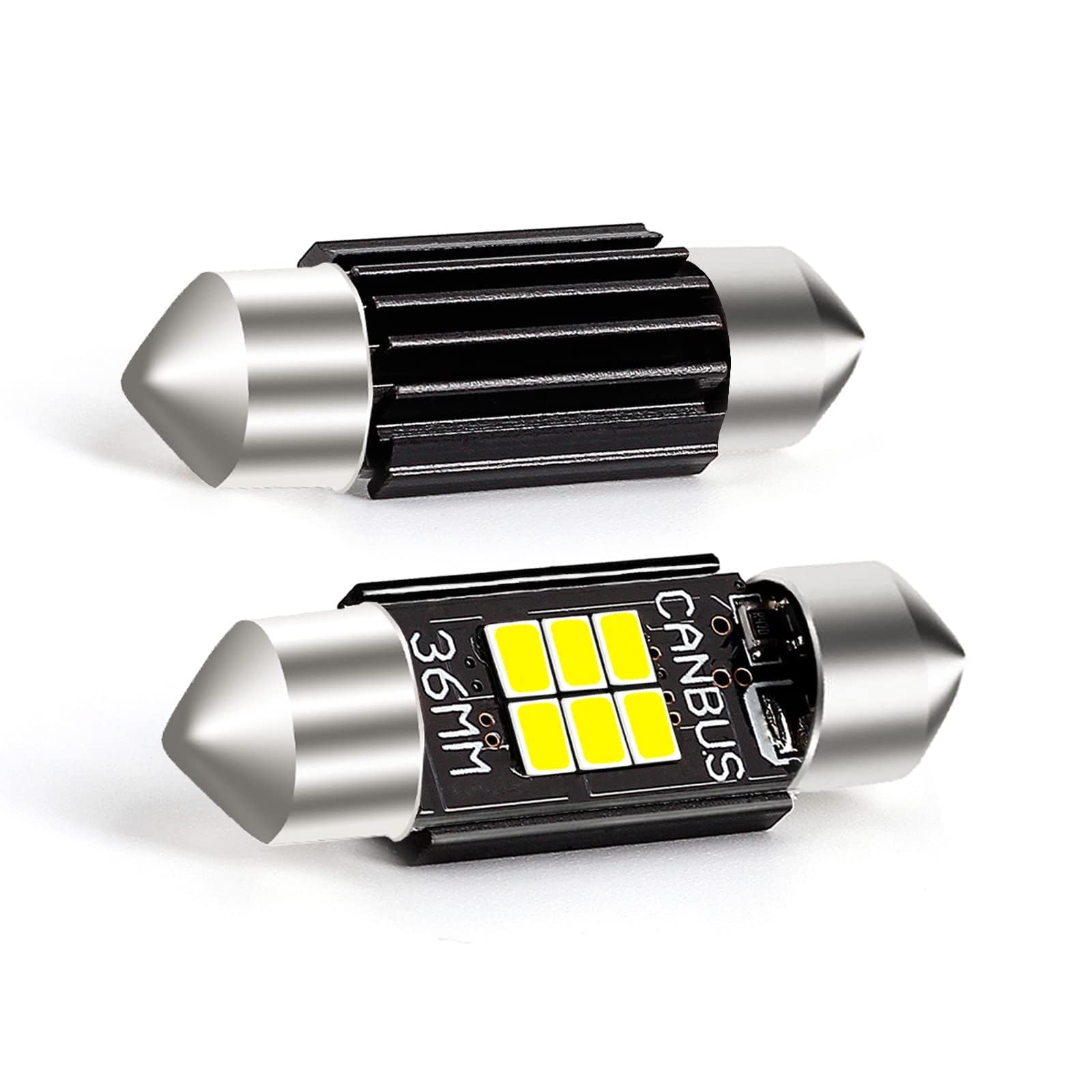 

Briteye T10 x 36 LED Bulb, 6-Way 3030 Chip, LED Room Lamp, Non-Polarity, Light 36mm