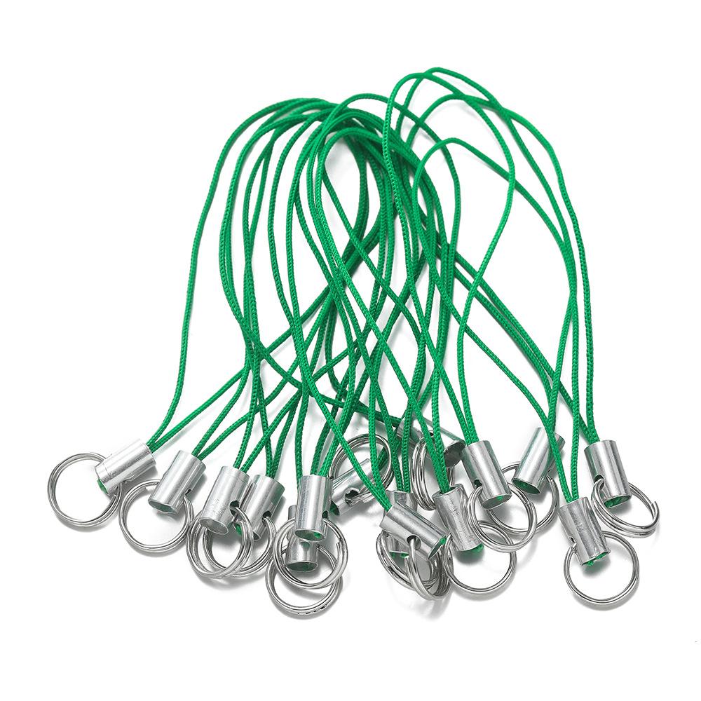 Mobile Set Charms for DIY Jewelry Accessories 50pcs Strap Charm Cord Lanyard Strap Cords Lobster Clasp Rope Keychains Hooks