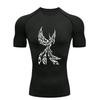 Phoenix  Men's Sports T-shirt Training Fitness Compression Workout Athletic Tees Quick Dry Short Sleeve T-Shirt for Men