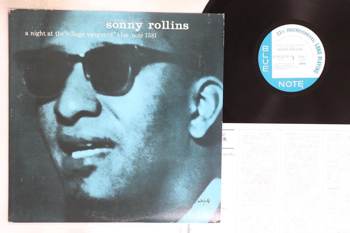 

LP Record SONNY ROLLINS - A Night At The Village Vanguard Vol K18P9278 BLUE NOTE 1983 Japan Jazz Used