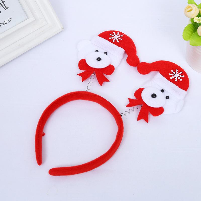 Christmas Decorations Old Man Snowman Deer Headband Christmas Gift Head Buckle Exquisite Christmas Hat Cartoon