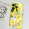 Meereslandschaft Wein Zitrone Handyhülle Für Iphone 17 16 15 11 13 14 Pro Max 7 8 Plus X Xr Xs Max Se2020 12mini Transparente Hülle