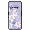 For Nothing Phone (3a) Case 3D Relief Flower Emboss Black Silicone Funda For Nothing Phone 3A  A059 3D Back Cover Cartoon Bumper