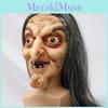 Witch Latex Face Mask Halloween Party Horror Costume Accessory And Prop Decor