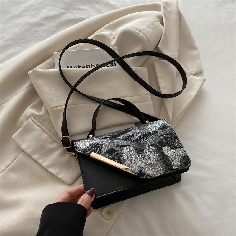 Ji High-Value Butterfly Fashion Casual Bag Women'S Bag Trendy Fashion Portable Trendy Bag Small Square Bag