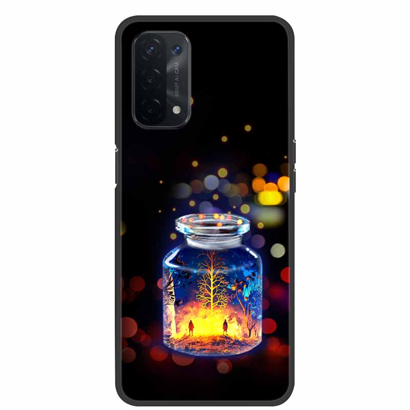 For Oppo A54 5G Case Marble Soft Silicone Back Case for Oppo A55 5G Phone Cover OppoA54 A54 A55 4G 5G 2021 Coque Funda Bag