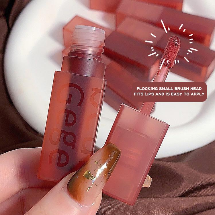 GEGE BEAR Lipstick Matte Velvet Soft Lip Glaze Waterproof Lip Glaze