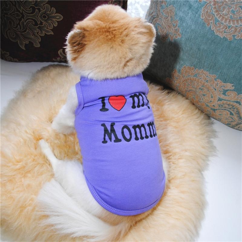 Dog Spring T-shirt Indoor Outdoor Use Clothes Sweatshirt Outfit Summer