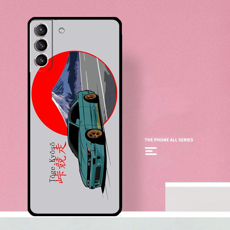 JDM Legend Drift Car Phone Case For Samsung Galaxy S24 S26 Ultra S20 S21 S22 S23 S25 Plus S10 S25 FE Cover Coque Galaxy S23 FE