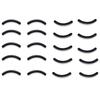 Mirhua Durable and Reusable Eyelash Curler Replacement Rubber Bands for Single Flexible and Elastic Replacement Silicone Cozy Eyelash Black Eyelids,