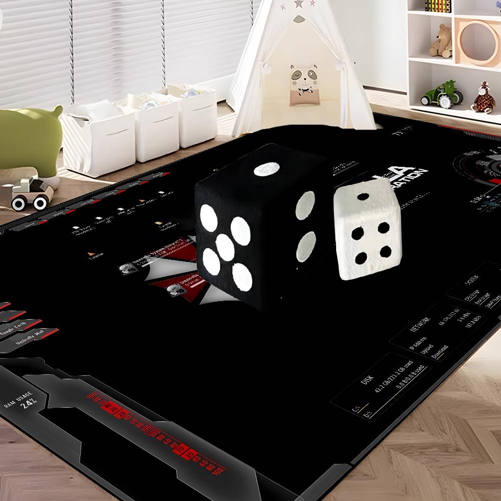 Horror Movie Umbrella Corporation Hallway Carpet Washable Non-Slip Living Room Sofa Chairs Area Mat Kitchen Doormat Area Rug