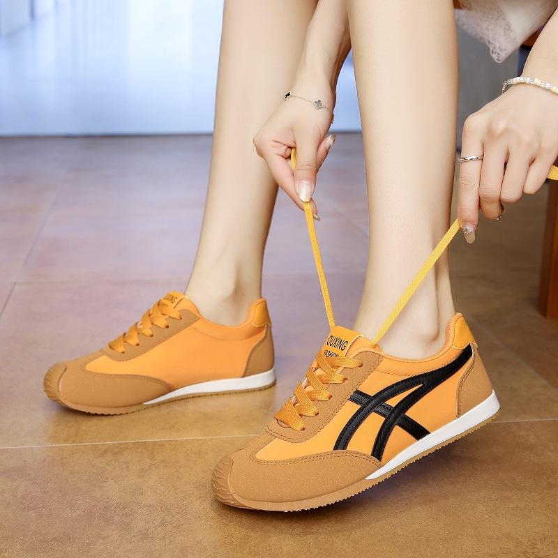 European and American Retro Flat-soled Forrest Gump Shoes Women's 2025 Autumn New Comfortable Soft-soled Leather Surface Versatile Casual Sports R