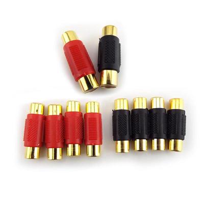 10 stücke Video Cinch-buchse auf Buchse Cinch-paar Dual Weibliche Audio Adapter Stecker für CCTV AV Kabel Verlängern