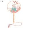 Chinese Style Calligraphy Painting Bookmark Group Fan Book Clip Pagination Mark Metal Tassel Stationery School Office Supplies