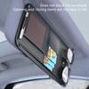 Auto Sonnenblenden Organizer mit mehreren Taschen Ne Sonnenbrillen- & Kartenaufbewahrung Fahrzeug Sonnenblendenetui Tasche PU-Leder Geldbörse
