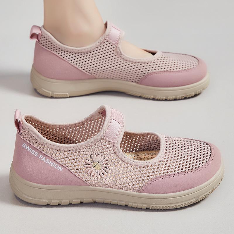 Women's Summer Breathable Mesh Casual Shoes - Comfortable, Soft Sole, Versatile for All-Day Wear