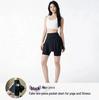 Zweiteilige Rockhose in Übergröße mit Taschen für Damen - Sommer-Radfahr- und Yoga-Shorts