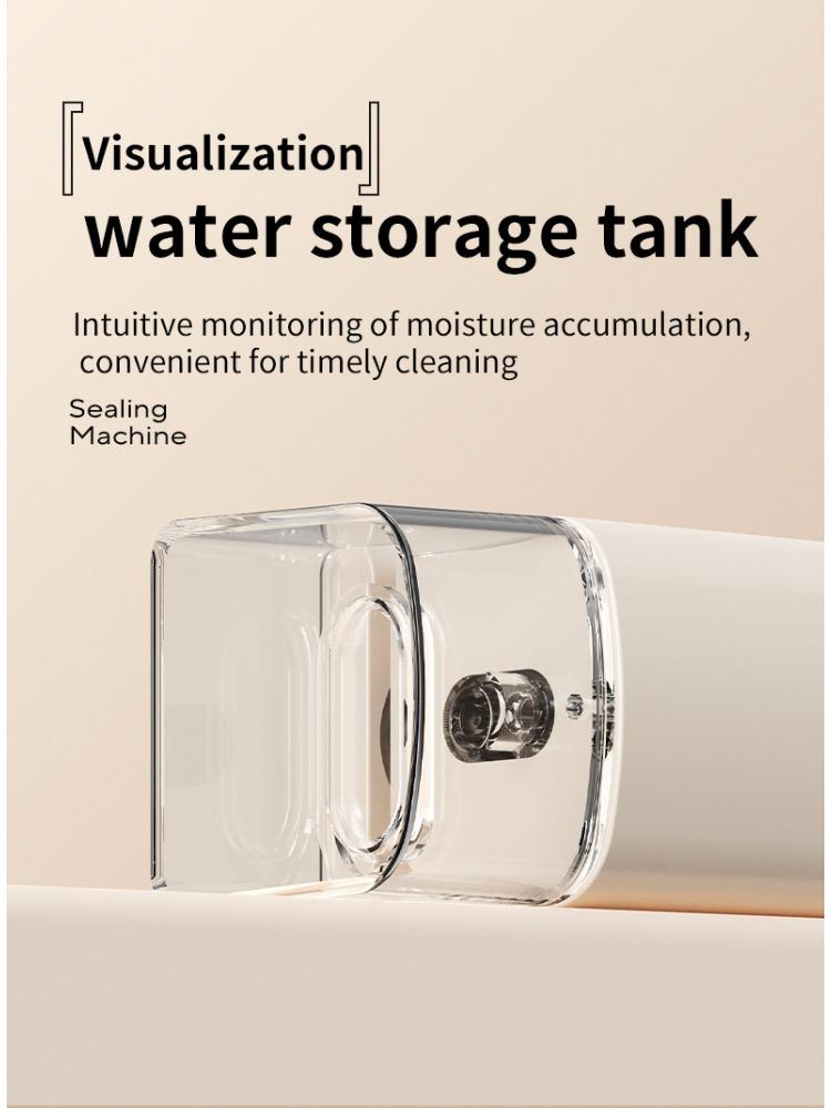 1Pc Rechargeable Vacuum Packaging Machine, Household Small Fully Automatic Dual-Pump Double-Sealing Freshness Preservation Vacuum Sealing Machine