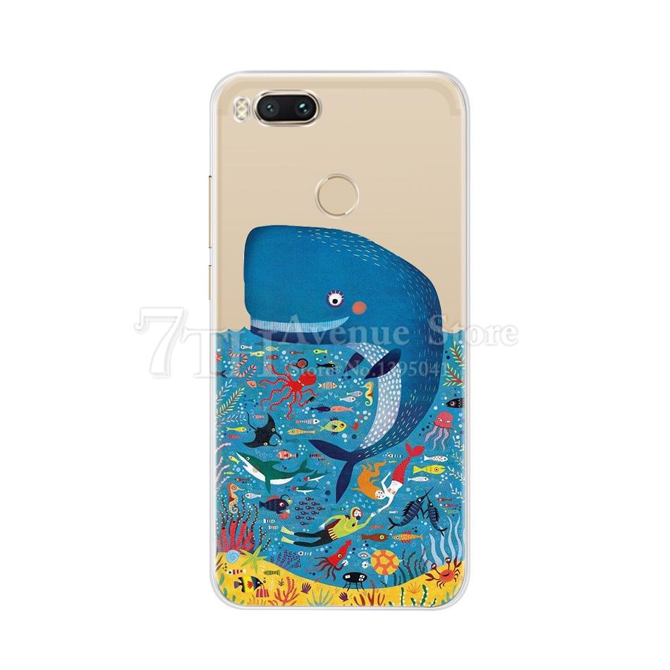 Pro Xiaomi Mi A1 Pouzdro Tištěné Pro Xaiomi Mi A1 TPU Pouzdro Pro Xiaomi Mi 5X Měkký Silikonový Zadní Kryt