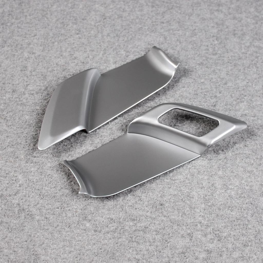 RUIQ Toyota New Prius 60 Series Dedicated Interior Front and Rear Inner Door Handle Garnish (Satin Silver)