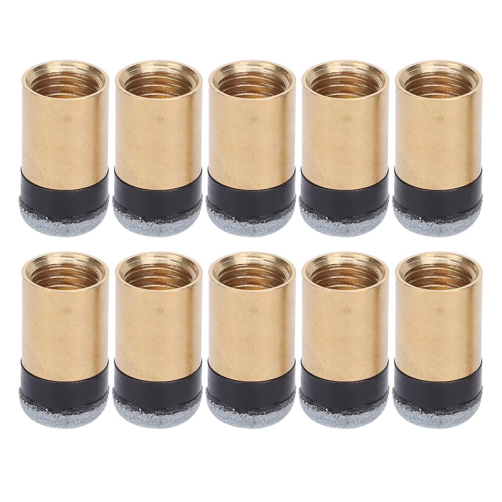 10Pcs Bag Billiard Ball Accessories Pool Cue Nine Balls Club Replacement Screw Tips13MM