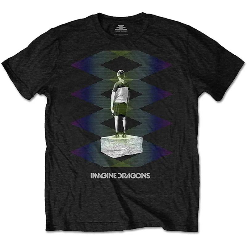 Retro Imagine Dragons Band An Independent Rock Band From The US Americanstyle Retro Mens Loose Tshirt