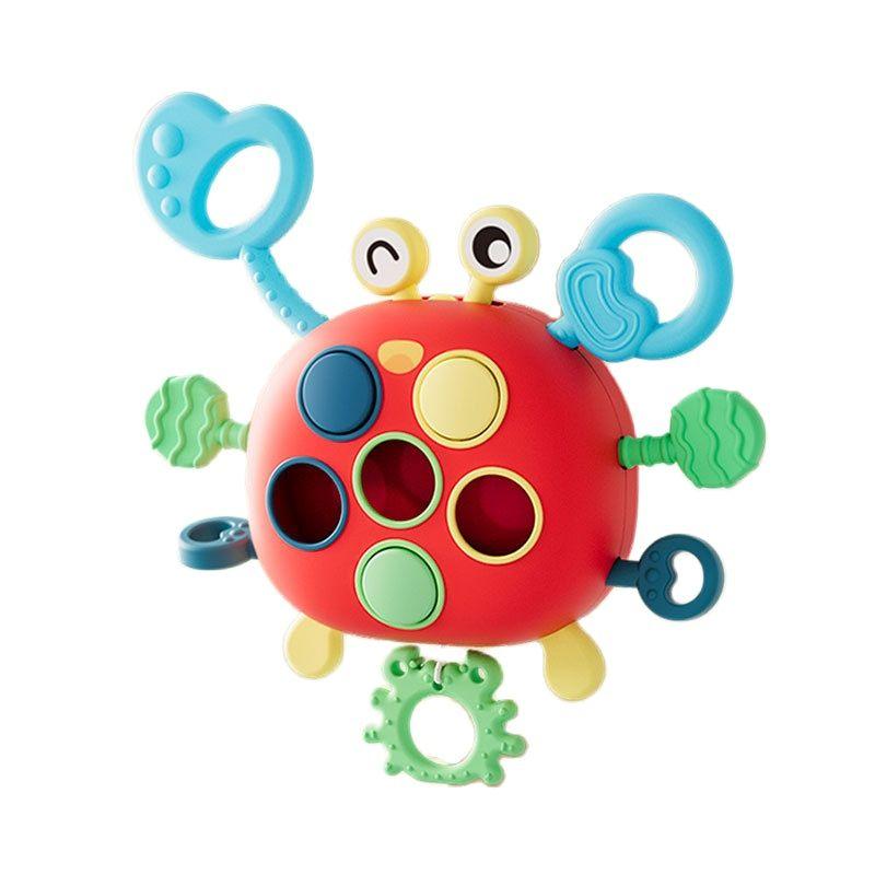Montessori Sensory Development Baby Toys Pull String Finger Grasp Training Early Learning Education Toys For 6-24 Months Baby