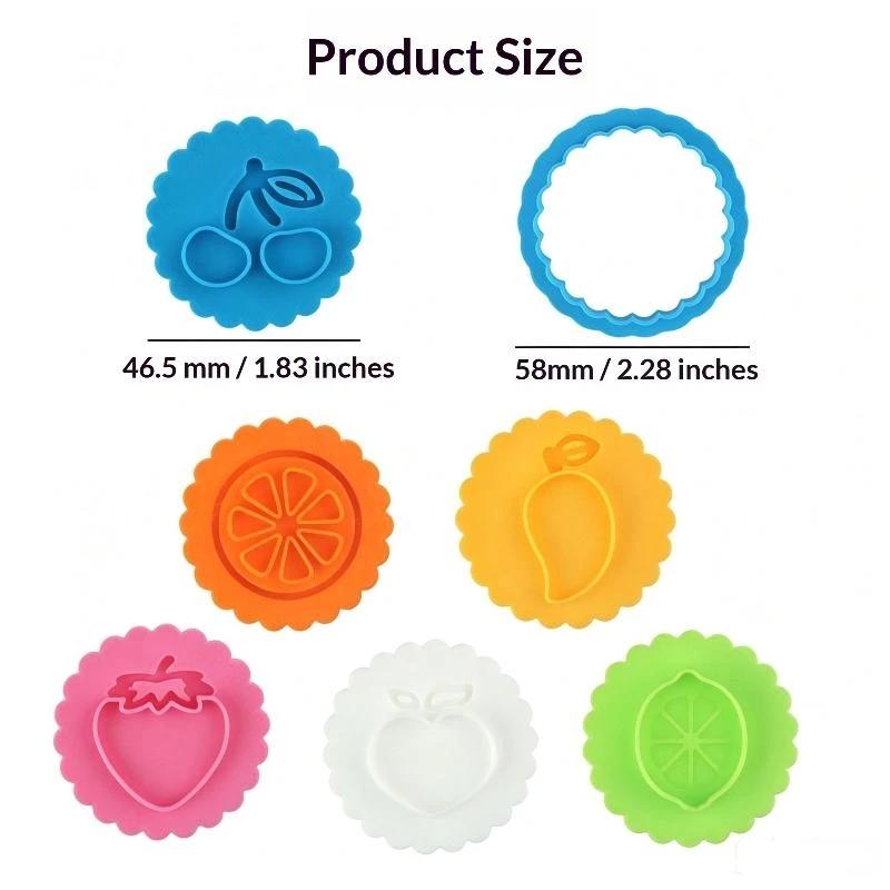 Retro Round Sandwich Cookie Mold Set Heart & Dot Edge Biscuit Cutters For Jam, Chocolate & Cheese Cookies Valentine'S Day