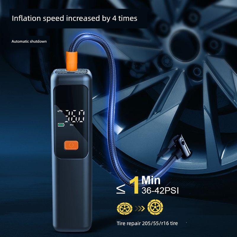 Car Air Pump, Portable Car Air Pump, High-Power Electric Tire Inflator, Multi-Functional Air Pump