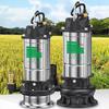 Submersible Pump 220V High Head High Flow Water Pump Household Sump Pump Sewage Pump Agricultural Irrigation Sump Pump