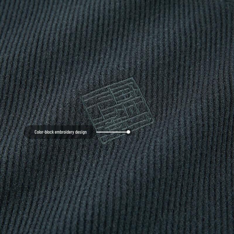 HLA Men's Three Kingdoms Series Thickened Loose Crew Neck Sweater