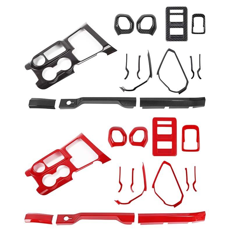 Center Console Handle Gear Shift Rearview Mirror Adjustment Decoration Protective Cover For Ford Bronco 2021 Up Car Interior Accessories