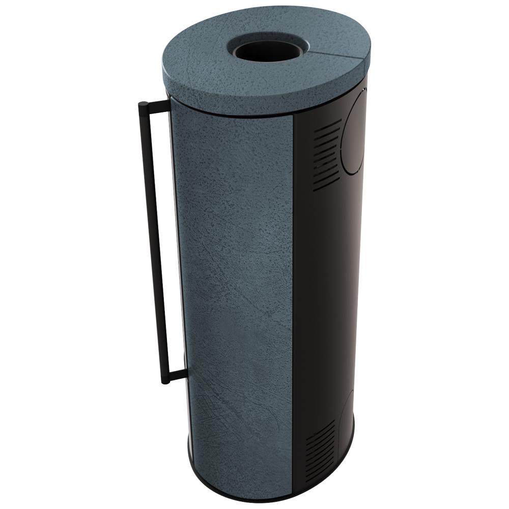 KRATKI ERIK Ø150 5.5 kW SERPENTINO Ceramic Stove Lid Black Termotec