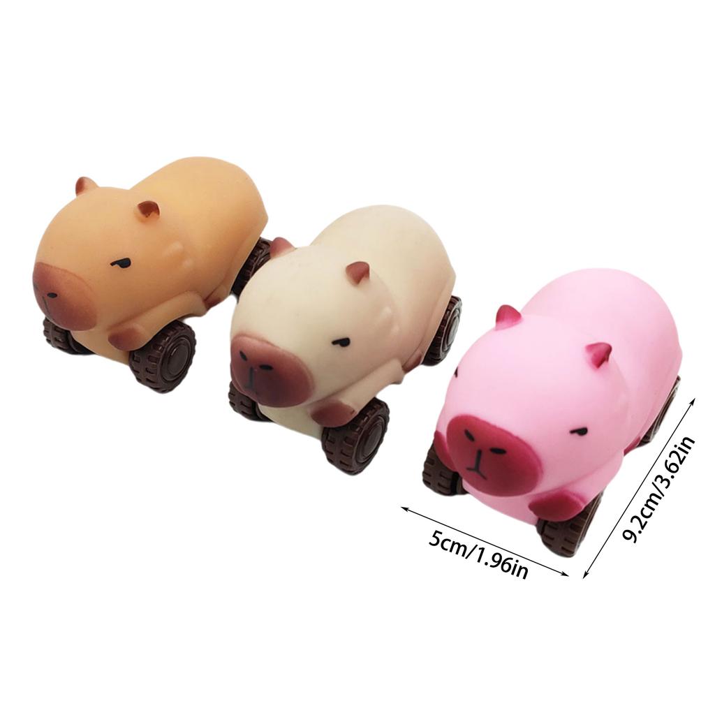 Multipurpose Lovely Capybara Car Stress Reliever Portable Accessory for Student Office Workers and Anxiety Relief