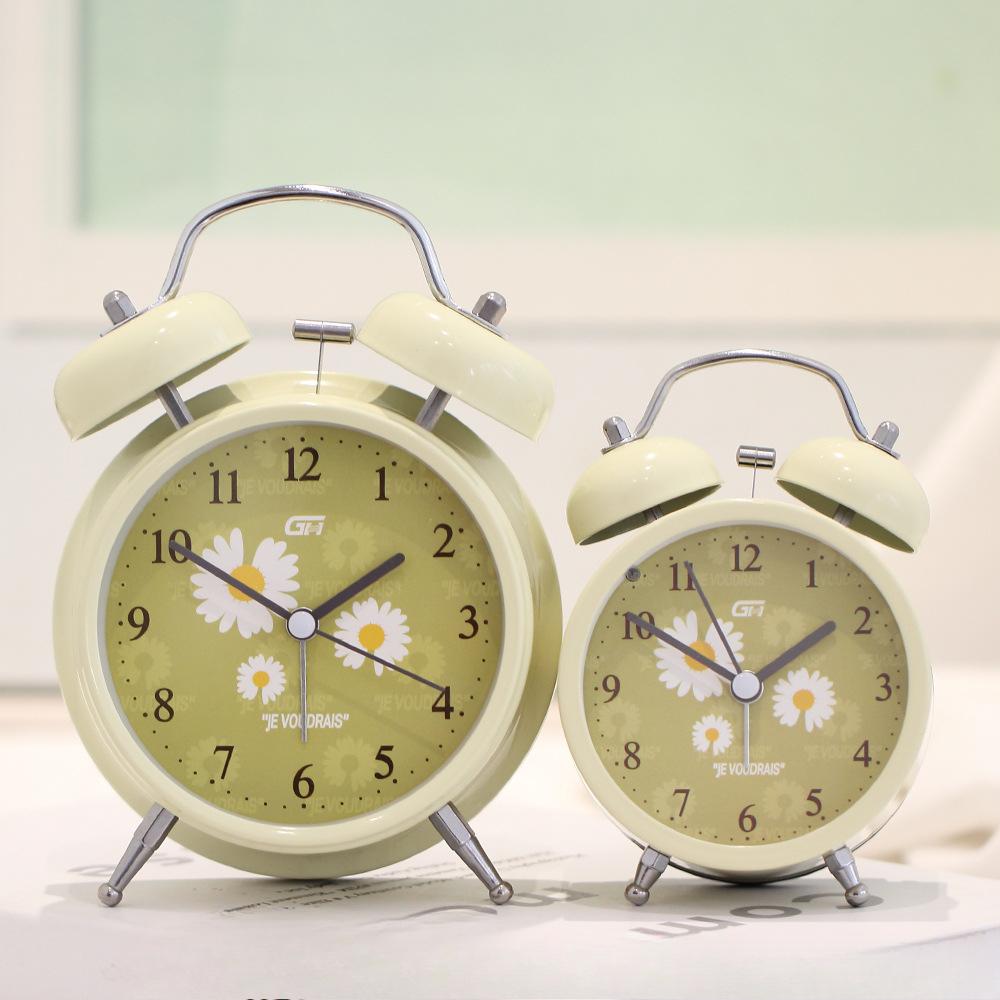 Silent Little Alarm Clock Boy Cartoon Children Female Student Special Bedroom Bedside Luminous Creative Loud Sound Cute Clock