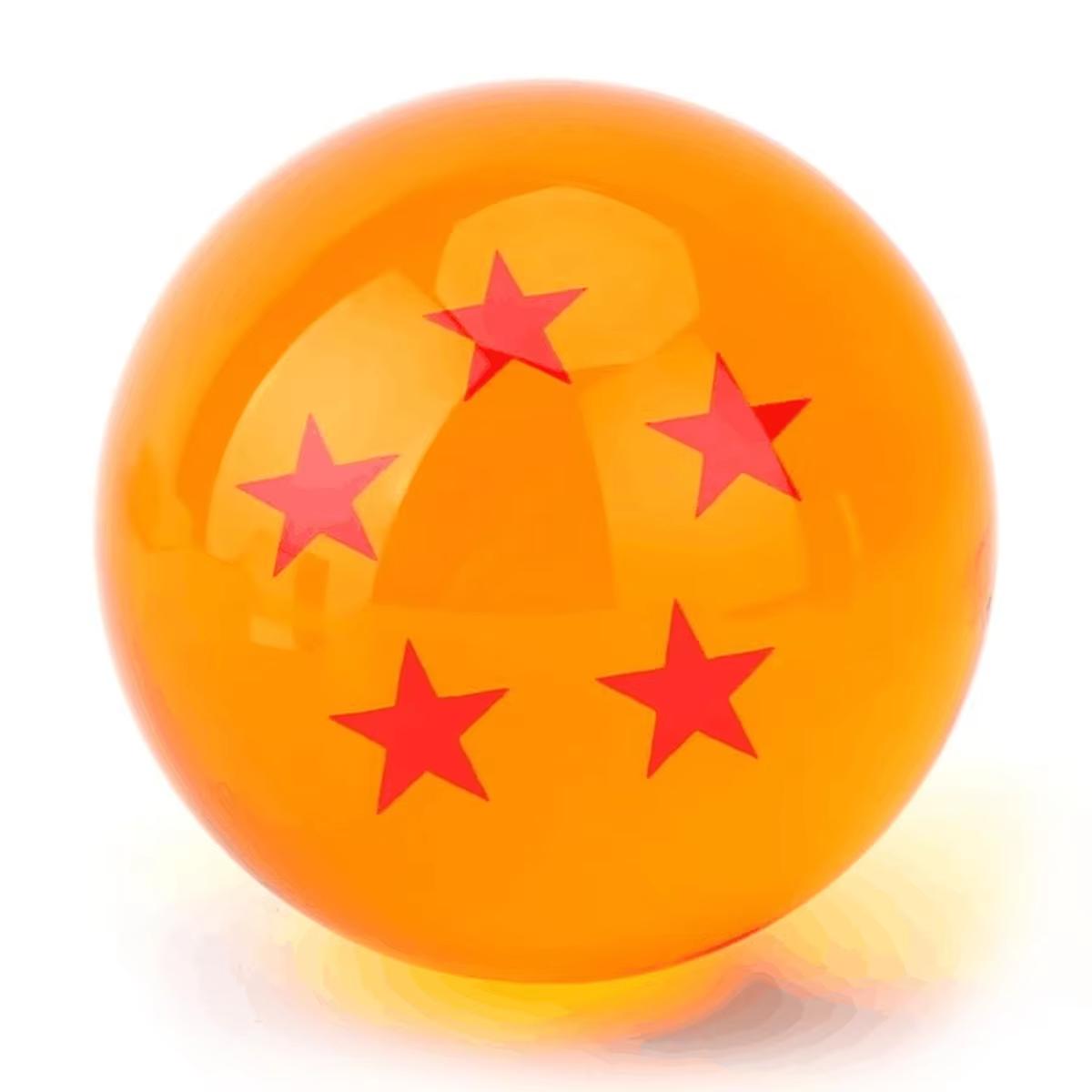 

7.6cm Dragon Ball Z Anime Figure Hot Sell Crystal Ball Toy 1 2 3 4 5 6 7 Star Dragon Balls Desktop Decoration Toy Children Present