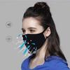 The Divine Exports Unisex Stretchable 3-Layer Lycra Cotton Face Mask – Reusable & Washable Fabric Mask for Men & Women, Soft, Breathable & Comfortab