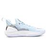 Li Ning Speed 9 Textile Abrasion Resistant Rebound Slip Resistant Low top Casual Running Shoes Men's Blue Orange ABPT001-6(Team1532-)