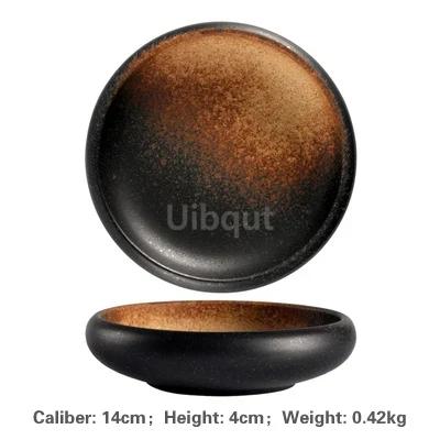 Seaweed cup Side dish Ceramic round cup Japanese and Korean tableware Dessert round dish Multicolor bowl ramen bowl Bowl set