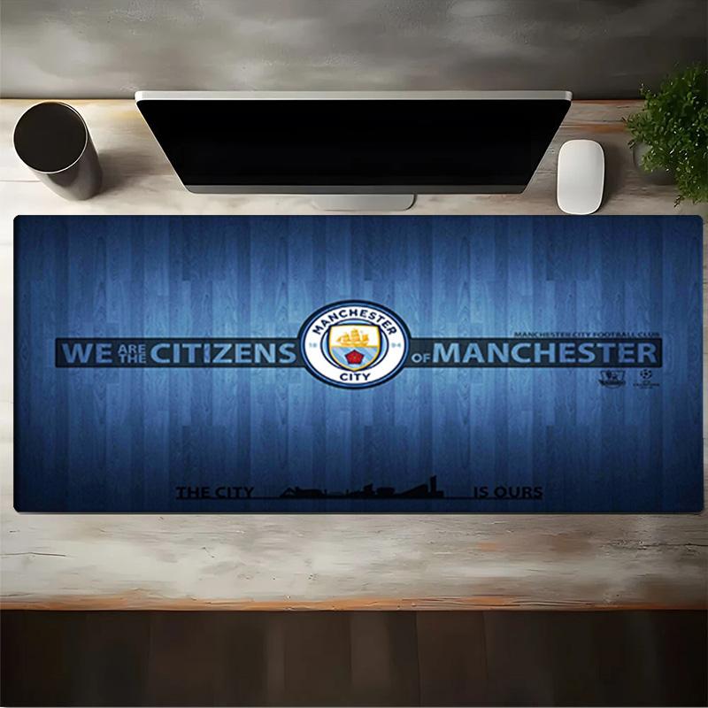 Football Manchester Crest Mouse Pad, Gaming Mouse Pad, Keyboard Pad, Desk Decor for Computer Notebook Fan Gift Birthday Gift