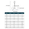 10pcs Sanben Hooks Lua Hooks Anchor Fishing Hooks Sea Fishing Hooks Triple Claw Anchor Hooks Silver Black Fishing Hooks 2#4#6#8#