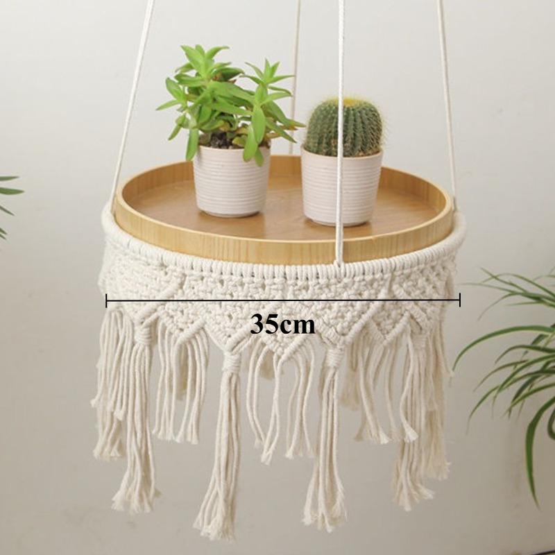 

Nordic Flowerpot Stand Morden Wooden Interior Hanging Flower Shelf Air Plant Hanger Living Room Accessories Plants Display