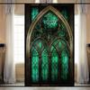 Retro Art Skleněná Fólie Evropský Styl Vitrážové Kostelní Umění Soukromí Okenní Samolepky Neprůhledné Hotelový Klub Veranda Okenní Dekorace Fólie
