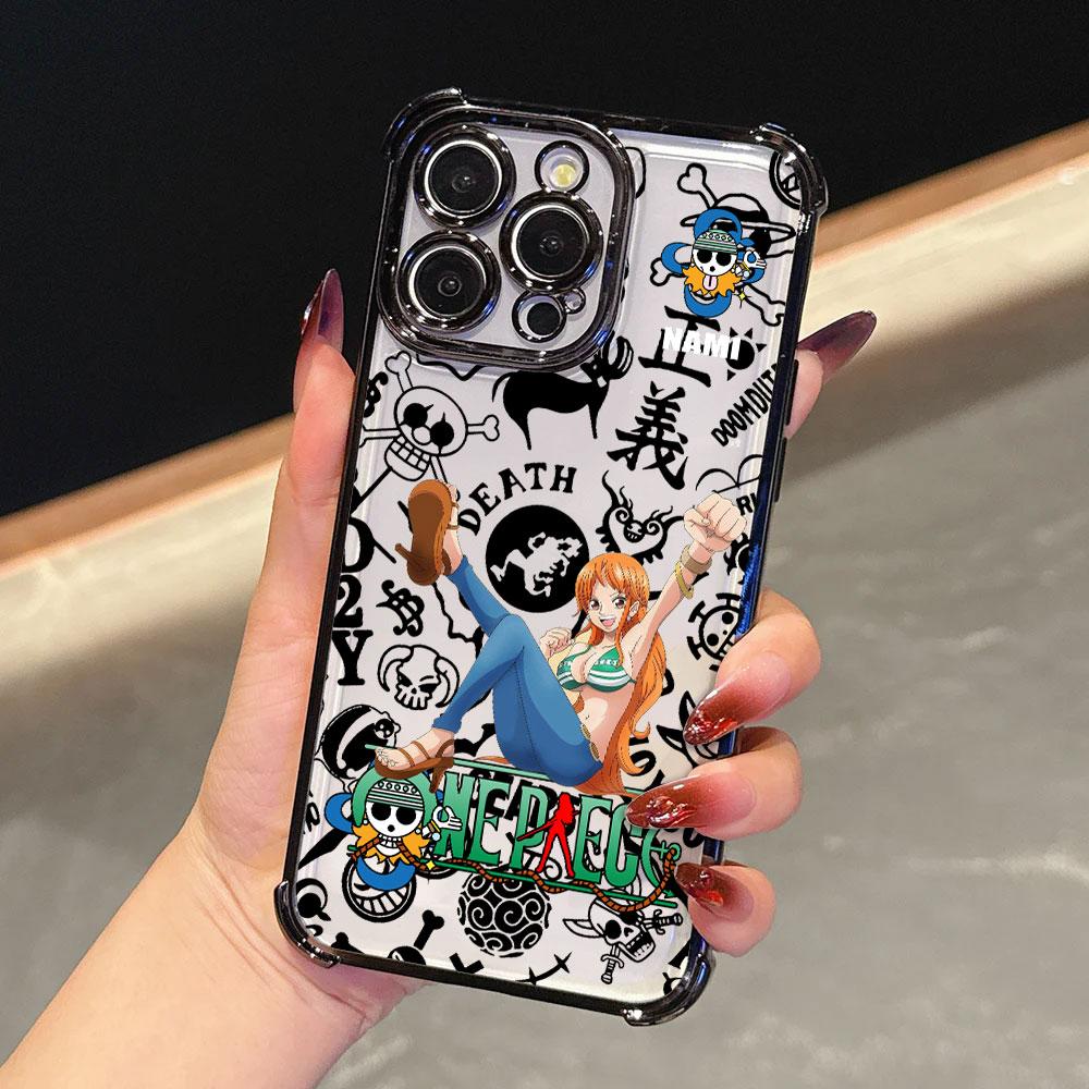 Anime ZoroS LuffyS AceS Phone Case for Oppo Realme Note 80 16 C85 15T C71 C75 C55 C53 C30 C35 14 13 12 Pro Plus 4G 5G Anti-Fall